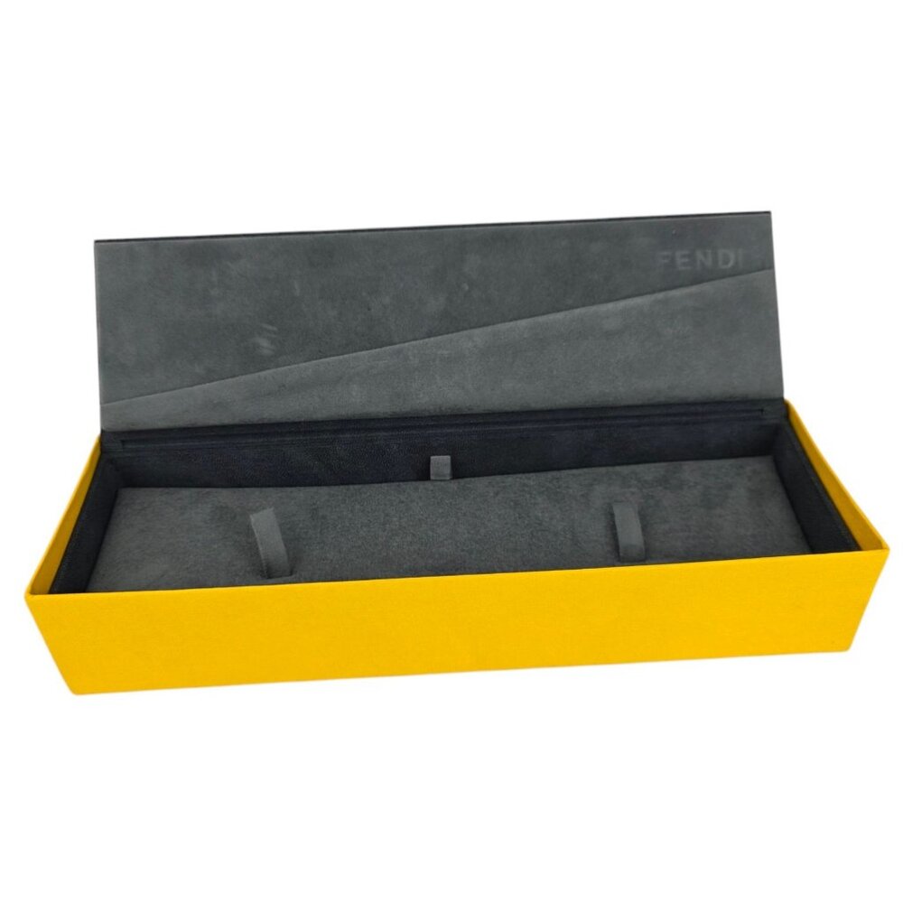 Fendi Empty Watch Box With Case 10" X 3.25" X 1.9… - image 2